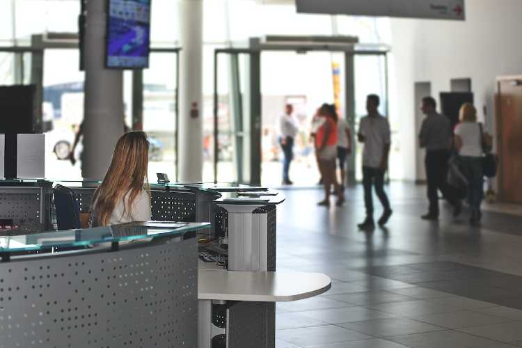 HOTEL RECEPTION DEPARTURE